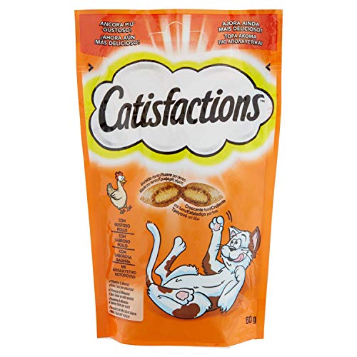 Catisfactions Premios Para Gatos Sabor Pollo - 60 gr