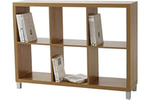 Kit Closet Estantería Kubox 6 Huecos Color Maple