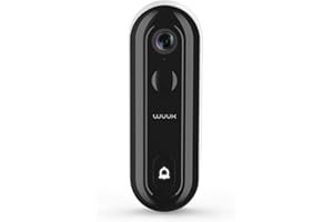 ‎WUUK WUUK Supplementary 2K Doorbell with Camera Wireless, Requires Existing Homebase, Video Doorbell, 180 Days Battery Life, No Subscription, 2.4/5 GHz WiFi, Compatible with Alexa & Google Home
