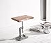 Produktbild Dekotisch Live-Edge Akazie Natur 40x33 cm massiv Metall Silber Beistelltisch