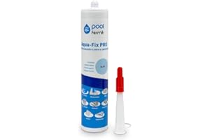 POOL FERMIT Fermit Aqua-Fix PRO Blau/Kleben, Abdichten, Reparieren und Versiegeln/Fugendichtung für Pools, Badewannen, Waschbecken, Spülbecken