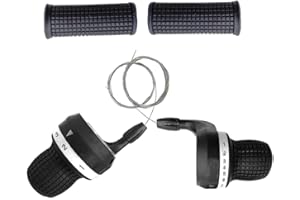 XJKLBYQ Bicicleta 21 Velocidad de la palanca de cambios de palanca de cambios, Sportter de agarre de velocidad 3x7 Izquierda y Derecha, Transmisión de cambio de ciclismo de palanca de freno de bicicleta de 1