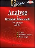 Image de Analyse et géométrie différentielle, MPSI 1ère année : Cours et exercices corrigés