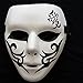Produktbild SunMian Schritt Ghost Dance handbemalte Masken Halloween terroristischen Maske Tanz COS Maske street Maske tanzen die Maske, die Ghost Dance 88 handbemalten