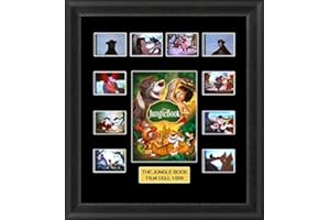 FILMCELLBIZ Disney The Jungle Boook 1967 Film Cells Back Light Backlit Limited Edition - Genuine 35mm Framed Film Cell Memorabilia - Movie Art for Cinema Fans & Collectors 5 Volt USB Powered Led Backlight