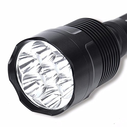 Tonsee 30000 Lumens 12x CREE XML T6 5 Mode 18650 Super Bright LED Flashlight - 3