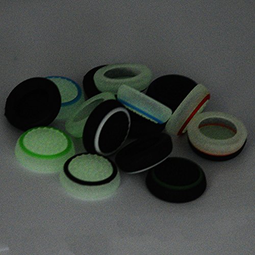 16pcs silicona controlador anal  gico pulgar Stick Grips Cap Funda para PS4 PS3 Xbox uno juego de accesorios  repuestos