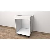 Alfredo CALANDRELLI Mobile Base Forno da 60 cm, di Colore Bianco con Le Seguenti Misure: l=60, h72, P=55 cm spedizione in Kit