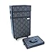 Roo Beauty Arabella Beauty Trolley Hairdressing Case, Manicure And Nail Case In Imperial Black