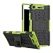 Produktbild Hybrid Schutzhülle Outdoor 2 teilig aufstellbar Schwarz / Grün für Sony Xperia XZ1 G8341 G8342 Tasche