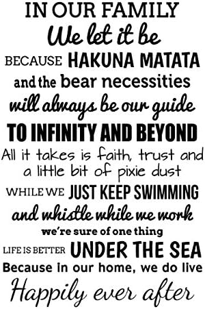 Novelty Metal Sign Wall Plaque Disney Inspired Happily Ever After Gift White 15 x 20cm