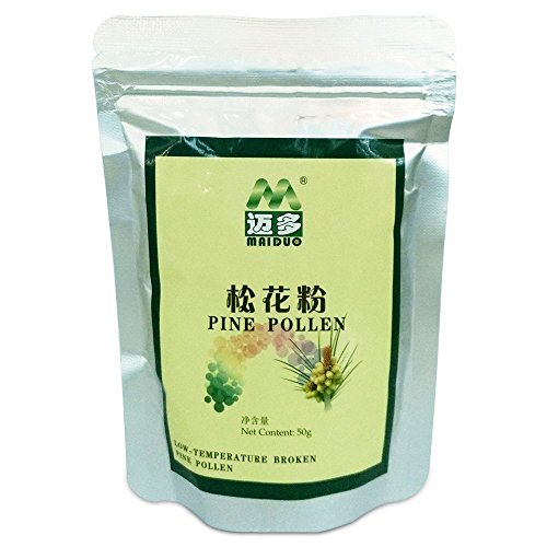 Maiduo Polvere Di Polline Di Pino Pine Pollen Powder 300 Gram 6 Sacchetti Da 50 Grammi - 