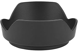 Yunir Parasol, Parasol HB-53 Negro con Montura de plástico para Nikon AF-S 24-120 mm f/4G ED VR Lentes