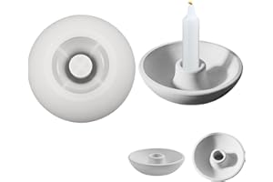 YARTEIM Schale Silikonform Kerzenhalter, Silikonform Schale, Silikonformen Gießformen Kerzenhalter, 3D Gießform Kerzenhalter Gießformen Silikon Schale Gießform Kerzenhalter Giessformen Silikon für Handwerk