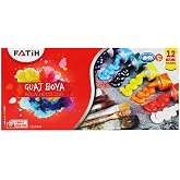 Fatih Guaj Boya T&uuml;pleri 12 ml, 12 Renk