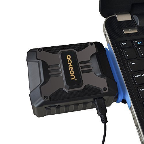 Acxeon tragbare Mini Laptop Kühler Vacuum Air Extrahieren Kühlung Cooling pad - Unterstützung verschiedener Größe 14in zu 17in Laptop / Notebook - Stromversorgung über USB