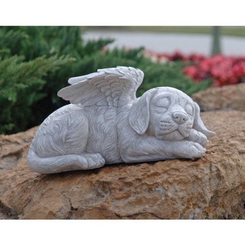 Design Toscano Hundedenkmal, Tierstatue in Engelsform - 2