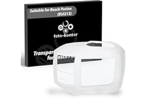 foto-kontor Protective cover compatible with Bosch Purion e-bike display control unit TPU cover screen protector case protection against water and dirt transparent