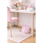 ND-1060 Masa&uuml;st&uuml; & Masa Altı Metal File &Ccedil;&ouml;p Kovası &ndash; Small Organizer (Toz Pembe)