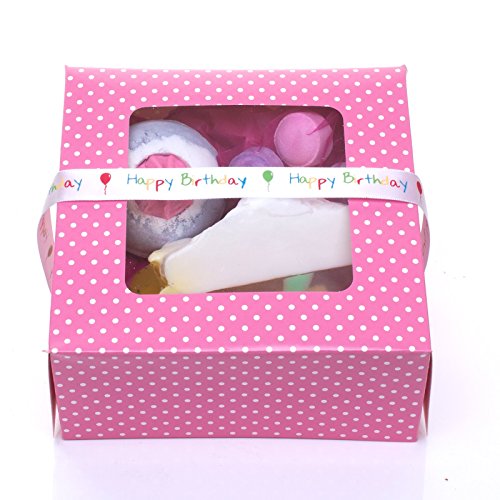 Bathbomb Pamper Hamper Treat Box with Happy Birthday Decoration