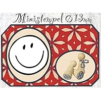 Stempel Smiley lächelnd