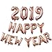 Produktbild BESTOYARD 32 inch 2019 Happy New Year Luftballons Zahl Brief Partydekorationen Luftballons (Rose Gold)