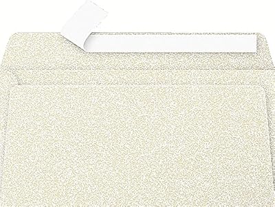 Clairefontaine 50045C Pack de 20 Enveloppes Pollen 110 x 220 mm Ivoire Irisé