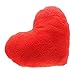 Soft Love Heart Shape Fluffy Pillows Cushions Block Gifts Sofa Decoration Red