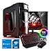 Produktbild Kiebel AMD Ryzen 2 Komplett Set Gaming PC + 24 TFT Monitor mit AMD Ryzen 5 2600 6x3.4GHz (Turbo bis 3.9GHz), nVidia GTX 1060 6GB, 16GB DDR4, 240GB SSD + 1TB, Windows 10, Gaming Maus Tastatur, Gamer Computer Spiele PC [185057]