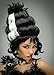 Price comparison product image Womens Tall Black Frankensteins Bride Wig
