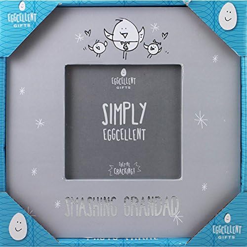 Eggcellent Sentiment Frame &amp; Inspirational Magnet (Smashing Grandad)