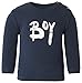 Noppies Baby Boys B Tee Jim ls Text Shirt, Blue (navy C166), 3-6 Months (Manufacturer size: 68)