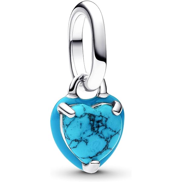 PANDORA Bracciale da donna in argento turchese 593816C01, 593816C01-20, Argento sterling, Nessuna pietra preziosa
