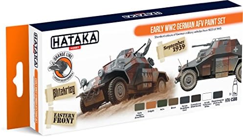 Hataka17ml Early WW2 German AFV Paint Set # CS88