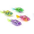 MASINIES 4pcs Swimming Robot Fish Toy for Cat and Dog with LED Light, Interactive Cat Dog Toys to Stimulate Your Pet's Hunter Instincts