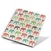 Produktbild itruty African Colorful Elephants Jumbo Schulbuchumschläge Fits Most Hardcover Lehrbuchs Up to 9"X 11" for Students PU Leather Washable and Reusable