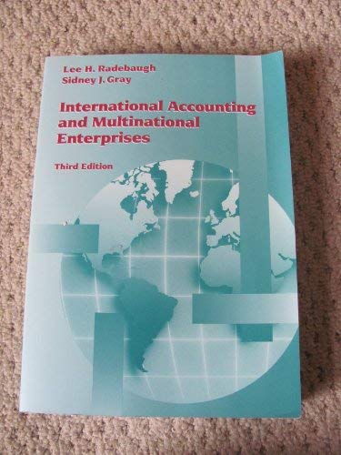 International Accounting and Multinational Enterprises