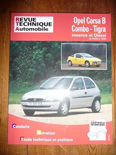 RRTA0563.4 - REVUE TECHNIQUE AUTOMOBILE OPEL CORSA B, COMBO, TIGRA de 04/1993 à 10/2000