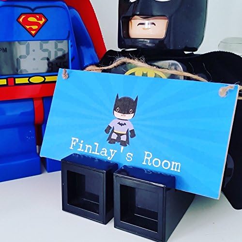 Personalised Boys Superhero Door/Room Plaque