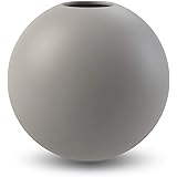 Cooee - Vaso di design a sfera, 8 cm, grigio