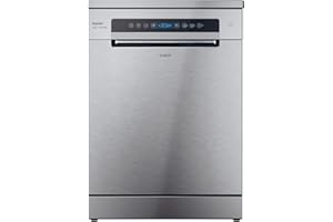 CANDY - Lave-Vaisselle - Pose Libre - 14 Couverts - Classe Énergétique C - Maxi Cuve, Wash & Dry 35 min, Ouverture Automatique, Contrôle à Distance - Inox - 60 x 82 cm - Modèle CF 4C6F0X