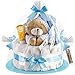 Produktbild Timfanie® Windeltorte | Spieluhr (1-stöckig/baby-blau) | Windeln Gr. 2 (Baby 4-8 Kg)