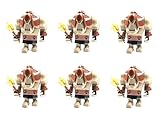 LEGO CASTLE - 6 St�ck Sammelfiguren - seltene Riesentrolle - Ork aus Set 7036 (Zwergenmine) + goldene Keulen - zum Kn�llerpreis - Lego
