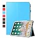 Produktbild elecfan iPad Pro 12.9 Zoll 2018 Hülle Case, Automatische iPad Smart Cover Book Style PU-Lederne mit Ständer Funktion Tasche mit Handschlaufe für iPad Pro 12.9 Zoll 2018,Hellblau