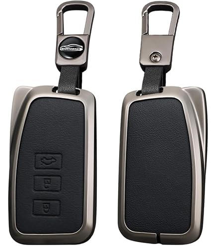 Étui Clé Voiture Lexus En Cuir Synthétique – Noir, Compatible Modèles 2020-2025 (ES, NX, UX, Etc.)