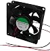 Produktbild Aerzetix: Gehäuse Lüfter für Computer PC 12V 80x80x25mm 56,1m3/h 28dBA 2600rpm 28AWG