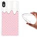 Produktbild Bq Aquaris X5 Hülle, WoowCase Handyhülle Silikon für [ Bq Aquaris X5 ] Weisse Schokolade und Waffel Handytasche Handy Cover Case Schutzhülle Flexible TPU - Transparent