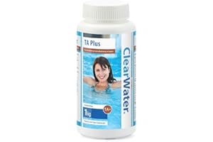 Clearwater TA Plus Alkalinity Increaser for Swimming Pool and Spa Treatment, White, 19.0 cm*9.7 cm*9.7 cm