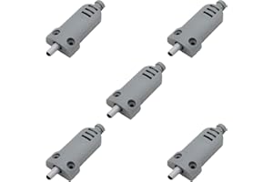 BOGORO Serranda del Cassetto del Buffer,5 Pezzi Ammortizzatore Della Porta, Ammortizzatore per Porta di Armadio,Ammortizzatori In Plastica AbS, Sistema di Apertura a Pressione,per Cucina Armadio Cassetto