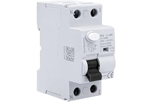 DEWINLVD Magnetotermico differenziale 40A 30ma 2 poli tipo A Salvavita RCCB AC 220V Interruttore differenziale 40A magnetotermico GYL9-2P-40A Interruzione istantanea della corrente per sicurezza.